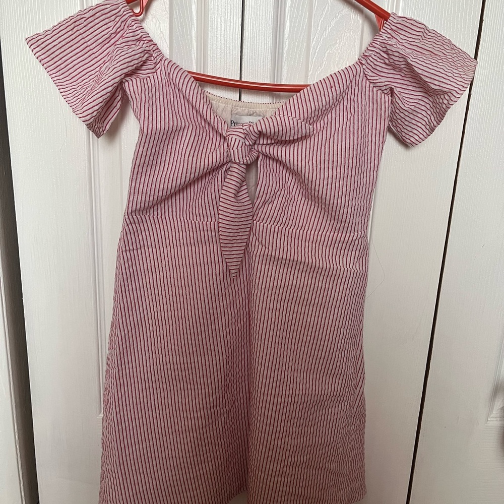 Privacy Please Off the Shoulder Baby Doll Dress